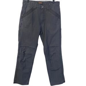 Ridgecut Toughwear Men's Mid-Rise Relaxed Fit Ultra Work Pants Dark Gray Sz 34